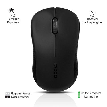 LXINDIA Mice Rapoo M160 Silent Bluetooth Mouse