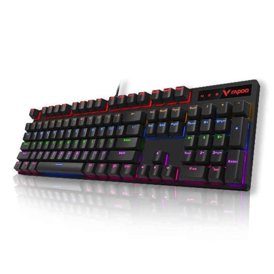 LX INDIA Keyboards RAPOO V500 PRO Full Size RGB Mechanical USB-A Gaming Keyboard