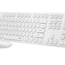 LXINDIA Keyboard and Mouse Combo Rapoo X260 (White)