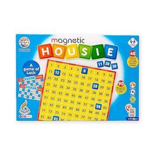 LX INDIA BOARD GAME RATNA'S Magnetic Housie Board Games (Multicolour)