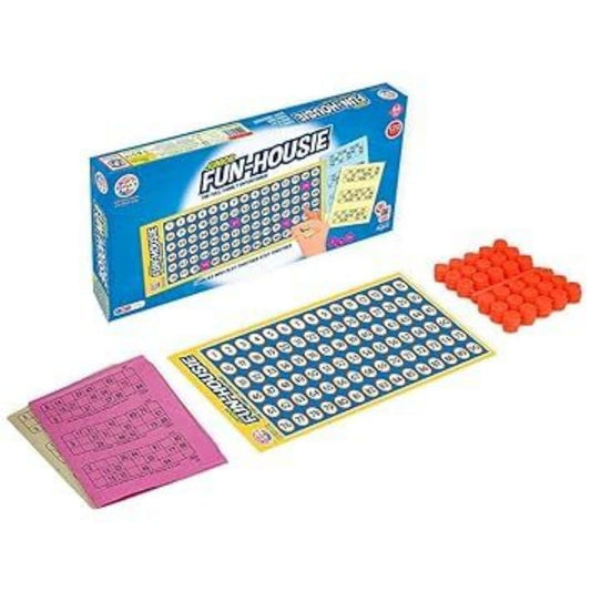 LX INDIA BOARD GAME RATNA'S Plastic Family Game Fun Housie Small with 120 Tickets Board Game