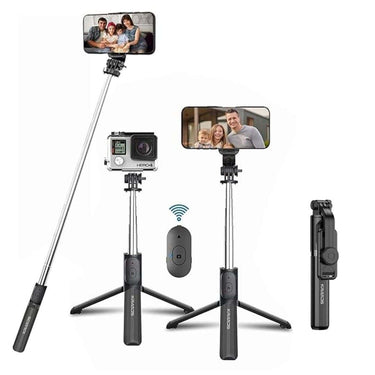 LXINDIA Selfie Sticks ratos K3 Extendable Selfie Stick with Tripod Stand up to 100 cms Long