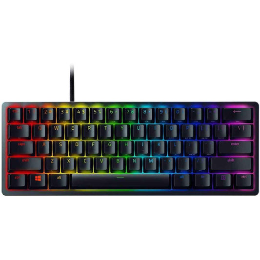LX INDIA Keyboards Razer Huntsman Mini - 60% Optical Gaming Keyboard (Clicky Purple Switch)