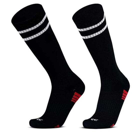 LX INDIA football socks RC. ROYAL CLASS Football Socks -Knee High Unisex-Black