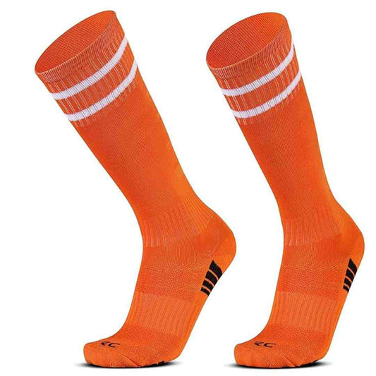 LX INDIA football socks RC. ROYAL CLASS Football Socks -Knee High Unisex-Orange