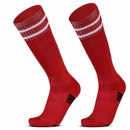 LX INDIA football socks RC. ROYAL CLASS Football Socks -Knee High Unisex-Red