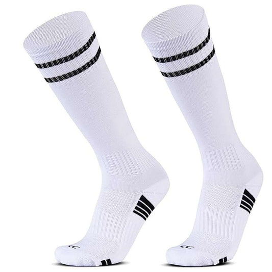 LX INDIA football socks RC. ROYAL CLASS Football Socks -Knee High Unisex- White