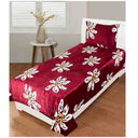 LXINDIA Cloth and Sheets RD TREND Flannel Warm Single Bedsheet