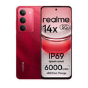 LXINDIA Smart phone realme 14x 5G (Jewel Red, 8GB RAM, 128GB Storage)