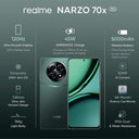 LXINDIA Smart phone realme NARZO 70x 5G 8GB RAM 128GB Storage (Forest Green)