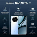 LXINDIA Smart phone realme NARZO 70x 5G 8GB RAM 128GB Storage (Ice Blue)