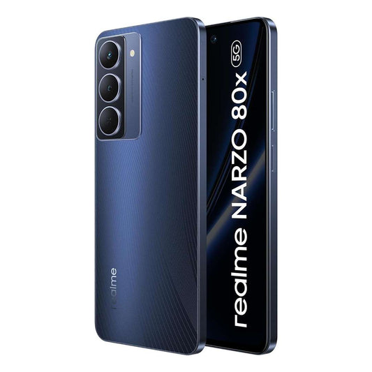 LX INDIA Mobile Phones realme NARZO 80x 5G (Deep Ocean,6GB+128GB)