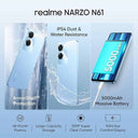 LXINDIA Smart phone realme NARZO N61 4GB RAM 64GB Storage (Voyage Blue)