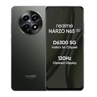 LXINDIA Smart phone realme NARZO N65 5G 6GB RAM 128GB Storage (Deep Green)