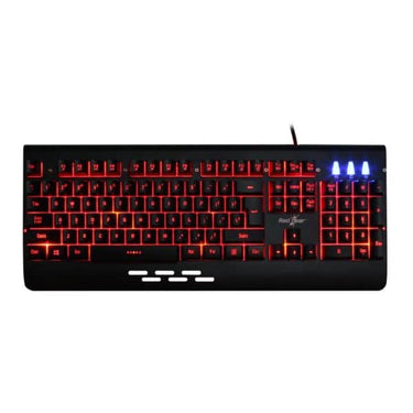 LXINDIA Keyboards Redgear Blaze Metal Body Keyboard (3 LED Color)