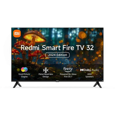 LXINDIA TV Redmi 80 cm (32 inches) F Series HD Ready Smart LED Fire TV L32MA-FVIN (Black)