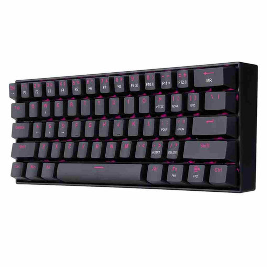 LX INDIA Keyboards Redragon K630 Dragonborn 60% Wired Pink Single Lighting Gaming Keyboard