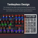 LXINDIA Keyboards Redragon KUMARA K552 - TKL WIRED MECHNICAL KEYBAORD RAINBOW (Red Switch)