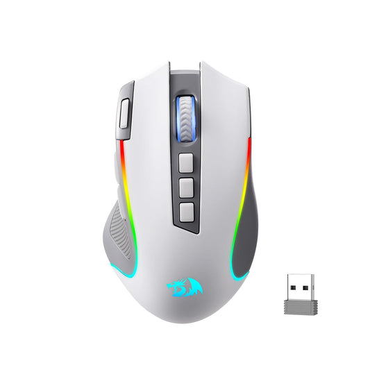 LX INDIA Mice Redragon M612 PRO RGB Gaming Mouse, 8000 DPI Wired/Wireless Optical Gamer Mouse