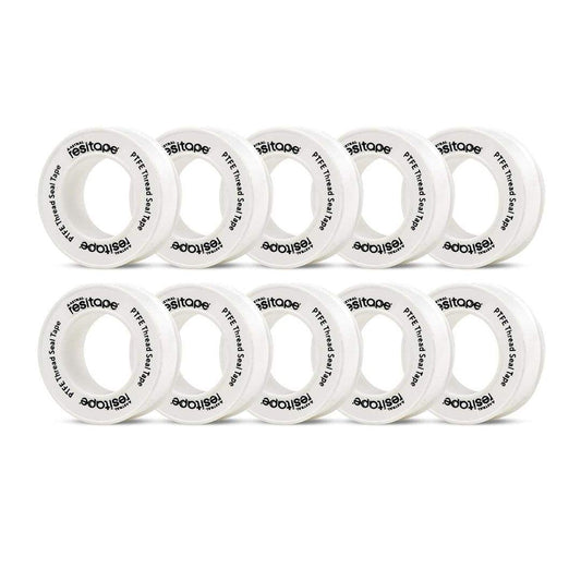 LX INDIA PTFE tape Resitape ASTRAL PTFE TAPE 4 MTRS WHITE pack of 2