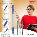 LXINDIA Pens Reynolds BRITE Ball Pen (SET 25) BLUE PENS WITH COMFORTABLE GRIP pack of 2