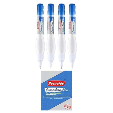 LXINDIA Eraser Reynolds Correction Pen Whitener 4 PIECES (pack of 2)