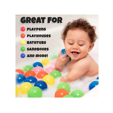 LXINDIA Toys REZNOR 8 cm Soft and Multi-Colored Play Pool Balls(Set of 25)