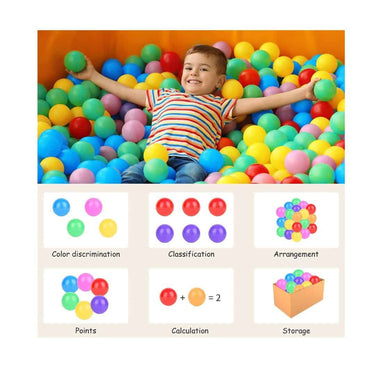 LXINDIA Toys REZNOR 8 cm Soft and Multi-Colored Play Pool Balls(Set of 25)