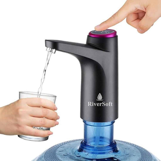 LXINDIA Water Dispensers RiverSoft Automatic Water Dispenser for 20 Litre Can (Black)