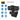 LX INDIA Webcam ROCKTECH 2K Webcam with Privacy Cover - Noise Reduction, Plug & Play, Inbuilt Mic - for Video Conferencing