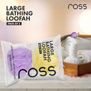 LXINDIA Loofah ross Large Bath Loofah (Purple and Yellow)