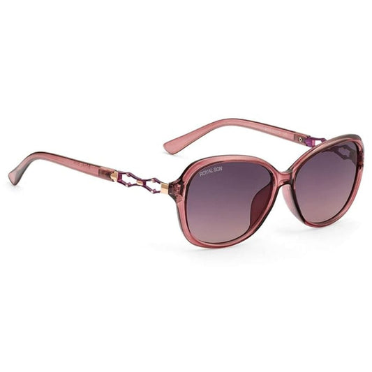LX INDIA Sunglasses ROYAL SON Butterfly Women UV Protected Sunglasses (Purple Frame)