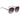 LX INDIA Sunglasses ROYAL SON Oversized Women UV Protected Sunglasses (Grey Frame)