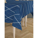 LXINDIA Table Cloth RRC Super Soft Brushed Microfiber Cotton Dining  Rectangular Table Covers Blue