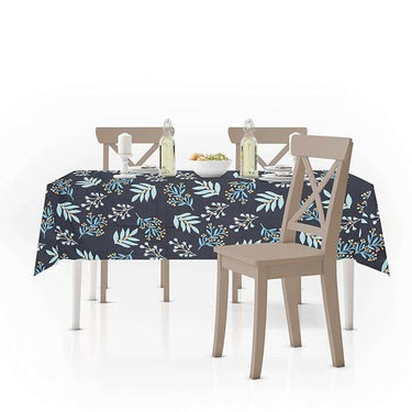 LXINDIA Table Cloth RRC Super Soft Brushed Microfiber Cotton Dining Rectangular Table Covers Navy