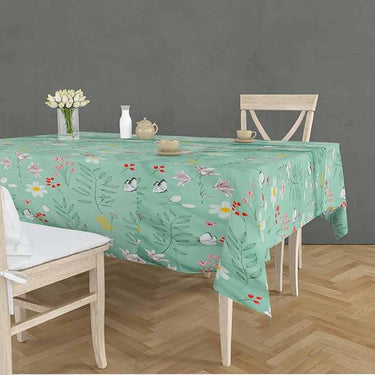 LXINDIA Table Cloth RRC Super Soft Brushed Microfiber Cotton Dining  Rectangular Table Covers Pista