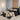 LX INDIA Bedsheet RUSTIQUE LINENS Digitally Printed Cotton Premium Bedsheet Midnight Black