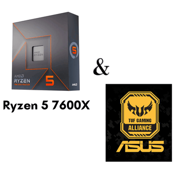 LXINDIA RYZEN 5 7600X with ASUS TUF GAMING X670E-PLUS WIFI MOTHERBOARD RYZEN 5 7600X ASUS TUF GAMING MOTHERBOARD COMBO