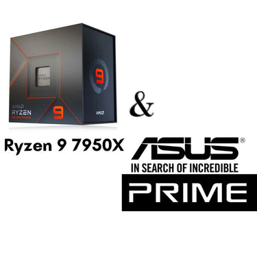 LXINDIA Motherboards RYZEN 9 7950X with ASUS PRIME X670-P WIFI-CSM MOTHERBOARD RYZEN 9 7950X ASUS PRIME MOTHERBOARD COMBO