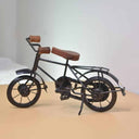 LXINDIA Show Piece S Rock Handicrafts Wood Miniature of Metal Cycle Bicycle Showpiece (Black)