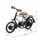 LXINDIA Show Piece S Rock Handicrafts Wood Miniature of Metal Cycle Bicycle Showpiece (Black)