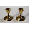 LX INDIA Candle Holders S.S TRADERS Yellow Brass Candle Stand Candle Holde