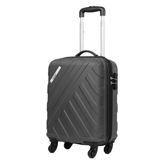 LX INDIA Travel Bag Safari Ray 55 Cms Small Cabin Trolley Bag Hard Case Polycarbonate 4 Wheels 360 Degree Wheeling System Luggage, Travel Bag (Gun Metal)