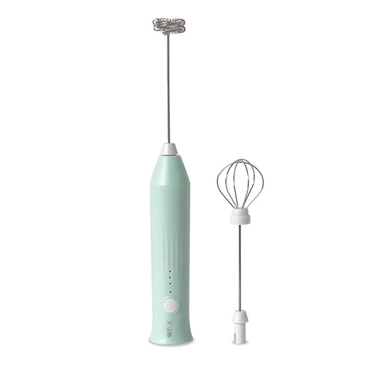 LX INDIA Electric Milk Frother Salt AeroWhisk Classic Rechargeable Milk Frother, 3 Speed Modes , Green