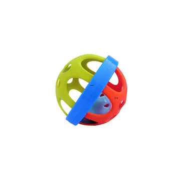 LXINDIA Toys Samip Baby Teether Ball Biggii Ball Colourful Rattle Toy