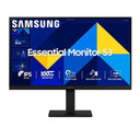 LX INDIA Monitor Samsung 27Inch Essential Series S3 Flat Monitor (LS27D300GAWXXL, Black)