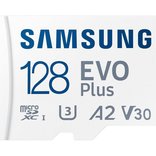 LX INDIA SD Card Samsung EVO Plus 128GB Micro SDXC w/SD Adaptor, Up-to 160MB/s Expanded Storage for Gaming Devices,Memory Card