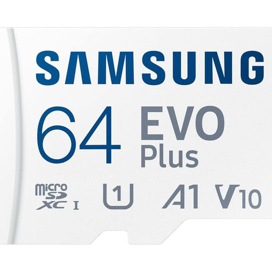 LX INDIA SD Card Samsung EVO Plus 64GB Micro SDXC w/SD Adaptor, Up-to 160MB/s,Memory Card
