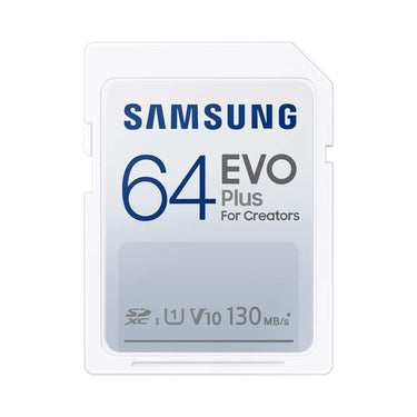 LXINDIA SD Card Samsung EVO Plus Full-Size SDXC Card 64GB (MB-SC64K)