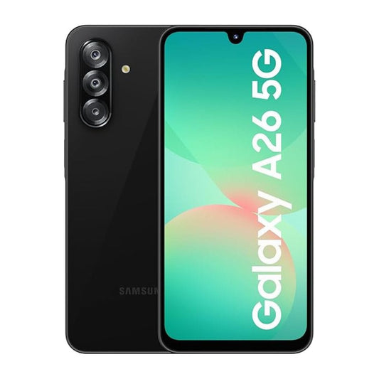 LX INDIA Mobile Phones 8GB+128GB Samsung Galaxy A26 5G (Awesome Black)